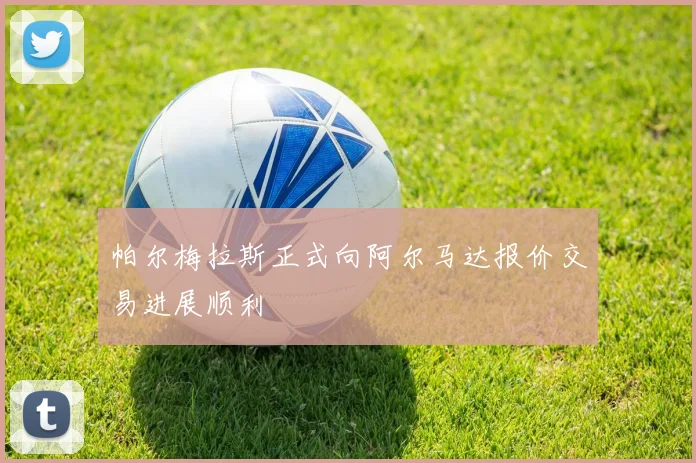 帕尔梅拉斯正式向阿尔马达报价交易进展顺利